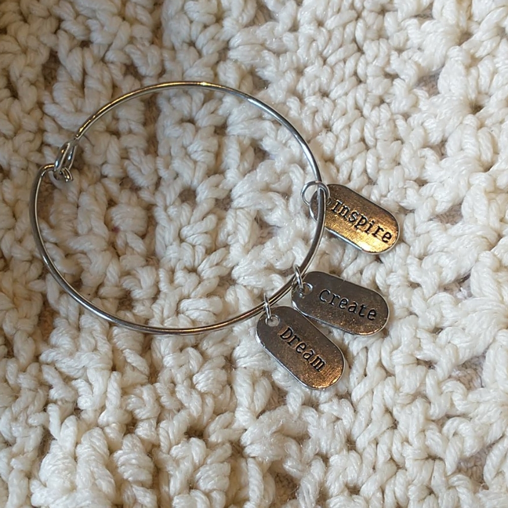 Dream, create, inspire bracelet